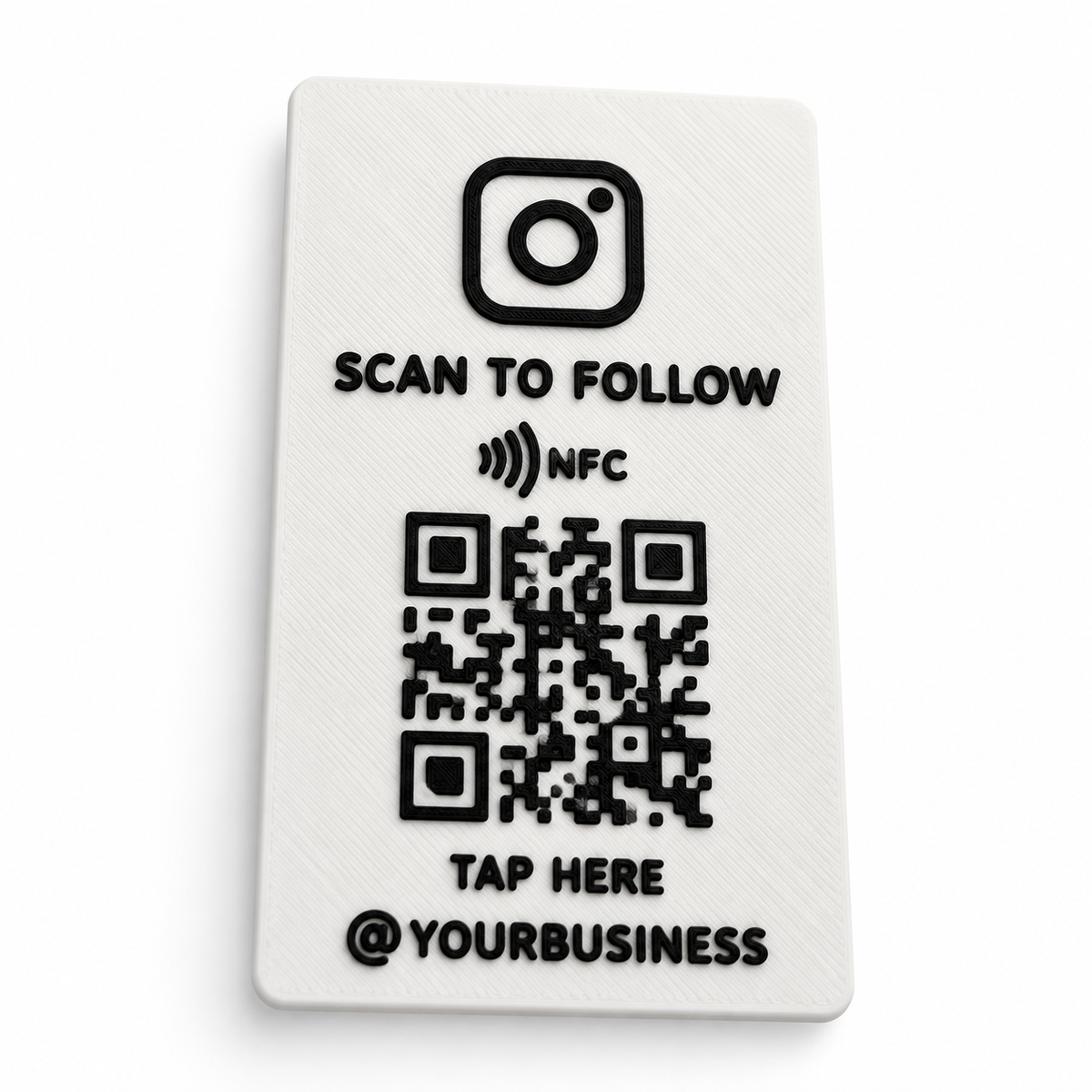 Additional Custom QR + NFC Card