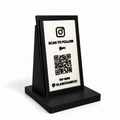 Portrait Custom QR + NFC Display Stand