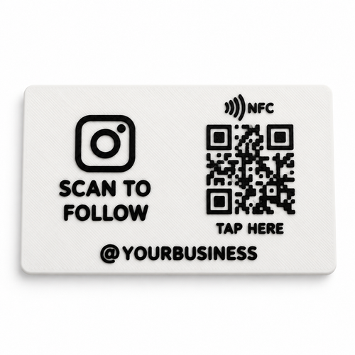 Additional Custom QR + NFC Card