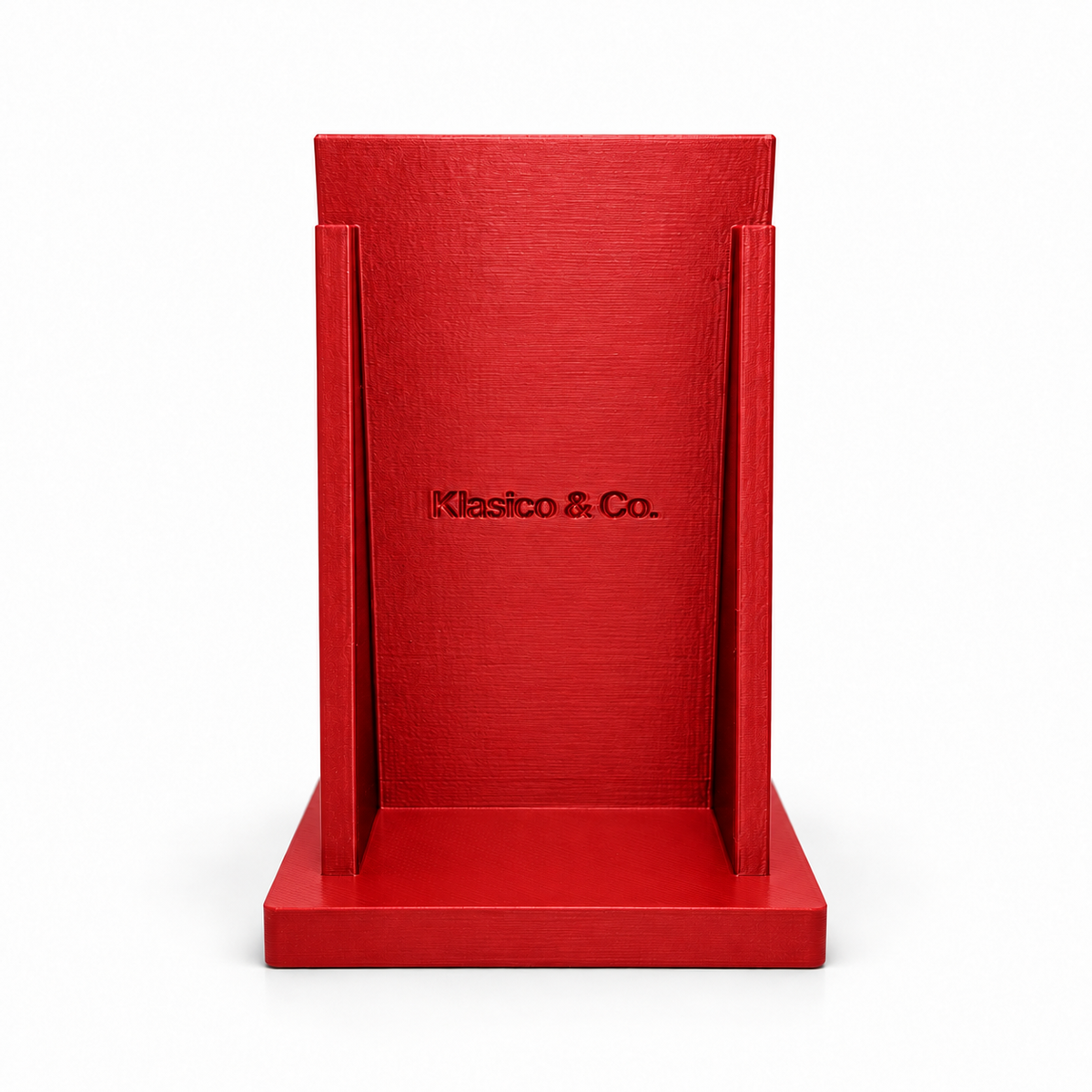 Portrait Custom QR + NFC Display Stand